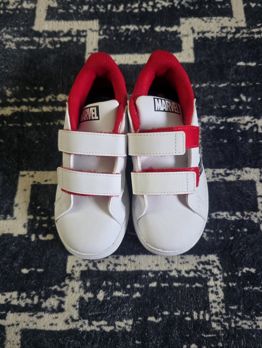 adidas White, Black And Red Spiderman Shoes - Picture 4 of 7
